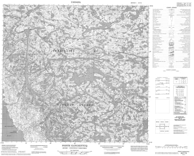 034F15 - POINTE KANGIKITTUQ - Topographic Map