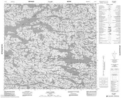 034G08 - BAIE OGIER - Topographic Map