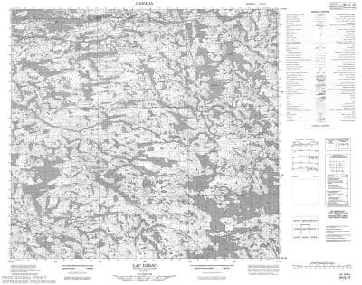 034G12 - LAC DARAC - Topographic Map