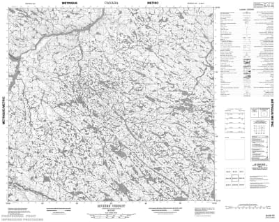 034H15 - RIVIERE VERNOT - Topographic Map