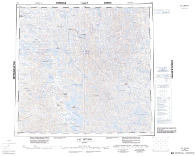 034J - LAC VERNON - Topographic Map