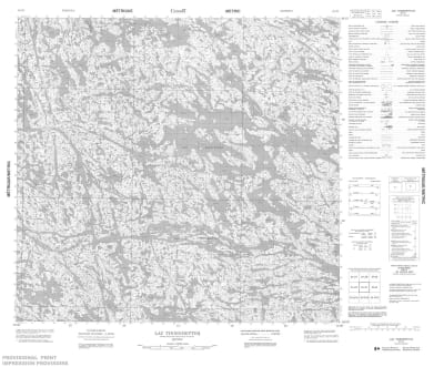 034J01 - LAC TININNIRITTUQ - Topographic Map