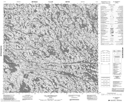 034J02 - LAC MONTRENAULT - Topographic Map