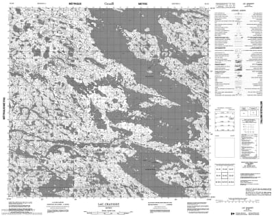 034J03 - LAC CHAVIGNY - Topographic Map