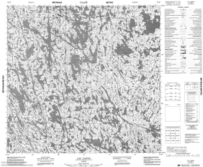 034J09 - LAC LANOIX - Topographic Map