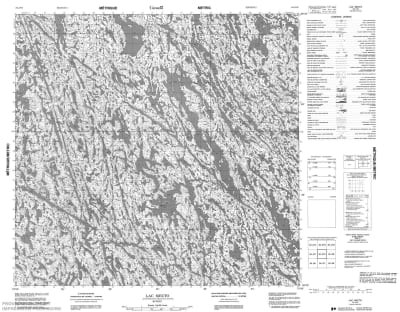 034J10 - LAC MECTO - Topographic Map