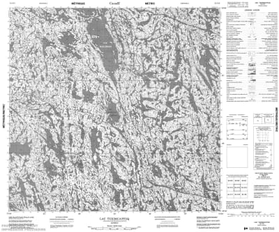 034J15 - LAC TUKIMUATTUQ - Topographic Map