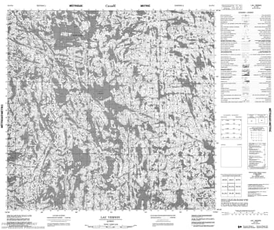034J16 - LAC VERNON - Topographic Map