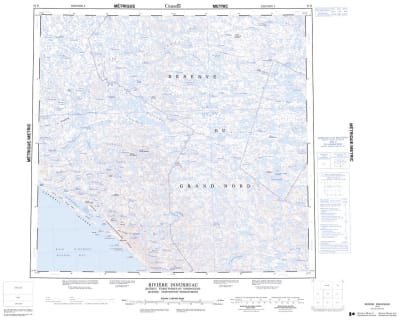034K - RIVIERE INNUKSUAC - Topographic Map