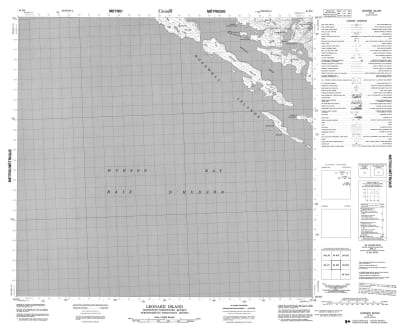 034K04 - LEONARD ISLAND - Topographic Map
