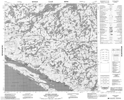 034K05 - RIVIERE BOIZARD - Topographic Map