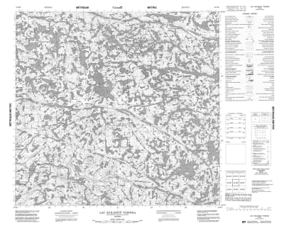 034K06 - LAC SAILASIUP TASINGA - Topographic Map