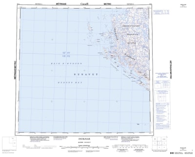 034L - INUKJUAK - Topographic Map