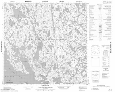 034L09 - WITCH BAY - Topographic Map
