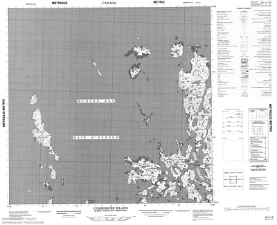034L15 - COMMODORE ISLAND - Topographic Map