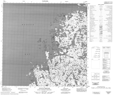 034M01 - POINTE DESPINS - Topographic Map