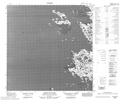 035C04 - POINTE COUTLEE - Topographic Map