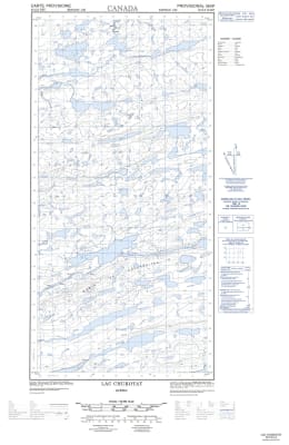 035G05E - LAC CHUKOTAT - Topographic Map