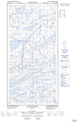 035G10E - LACS NUVILIC - Topographic Map