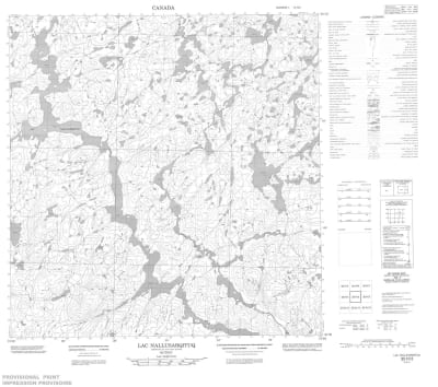 035H03 - LAC NALLUSARQITUQ - Topographic Map