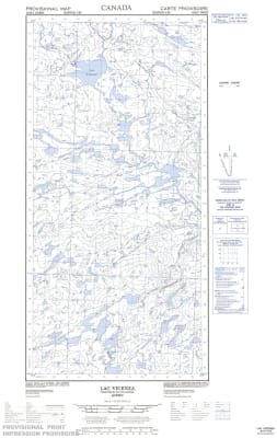 035H07W - LAC VICENZA - Topographic Map