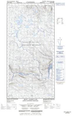 035H09W - MONT ALBERT-LOW - Topographic Map