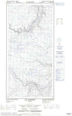 035H10E - LAC WAKEHAM - Topographic Map