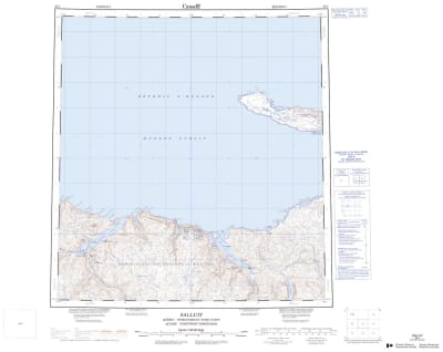 035J - SALLUIT - Topographic Map