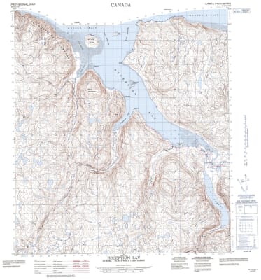 035J02 - DECEPTION BAY - Topographic Map