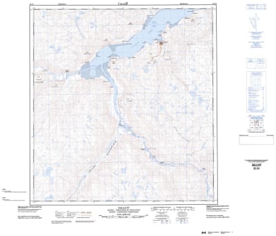 035J04 - SALLUIT - Topographic Map