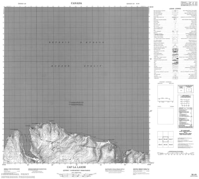 035J06 - CAP LA LANDE - Topographic Map