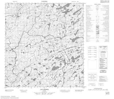035K02 - LAC SIRMIQ - Topographic Map