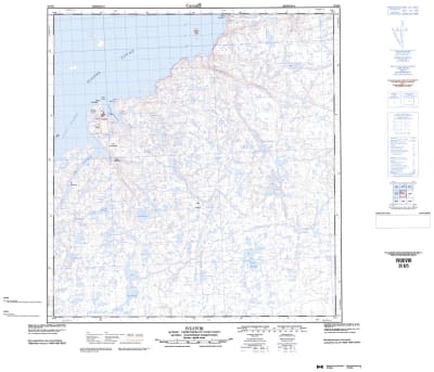 035K05 - IVUJIVIK - Topographic Map
