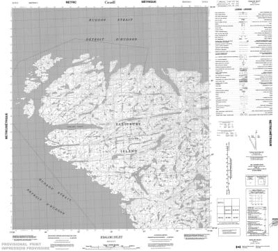 035N11 - EDALOH INLET - Topographic Map