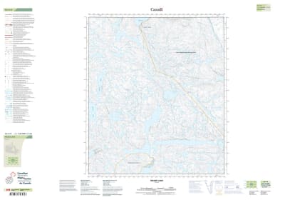 036A08 - MCGEE LAKE - Topographic Map