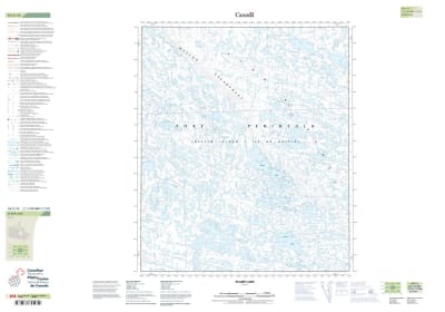 036C15 - SCARP LAKE - Topographic Map