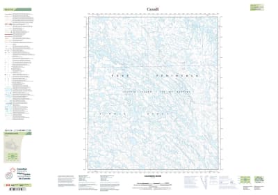 036C16 - SAUNDERS RIVER - Topographic Map