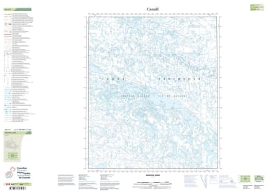 036F01 - NUKVUK LAKE - Topographic Map