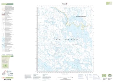 036G04 - ASHUNA LAKE - Topographic Map