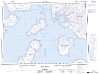 037C - KOCH ISLAND - Topographic Map