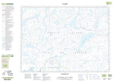 037F07 - SEPARATION LAKE - Topographic Map
