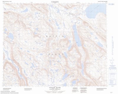 037G13 - TUGAAT RIVER - Topographic Map