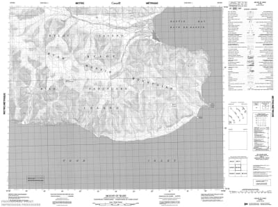 038B16 - MOUNT ST. HANS - Topographic Map