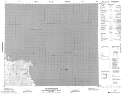 038C08 - CAPE WALTER BATHURST - Topographic Map