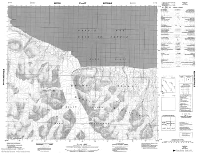 038C12 - CAPE HAY - Topographic Map