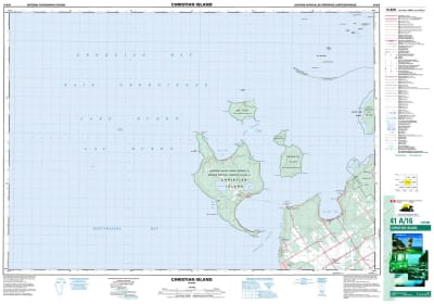 041A16 - CHRISTIAN ISLAND - Topographic Map