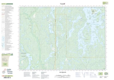 041I16 - LAKE TEMAGAMI - Topographic Map