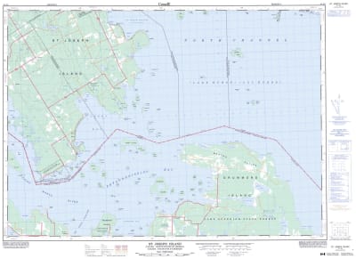041J04 - JOSEPH ISLAND - Topographic Map