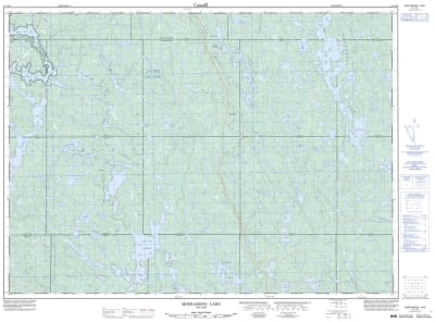 041J16 - MOZHABONG LAKE - Topographic Map