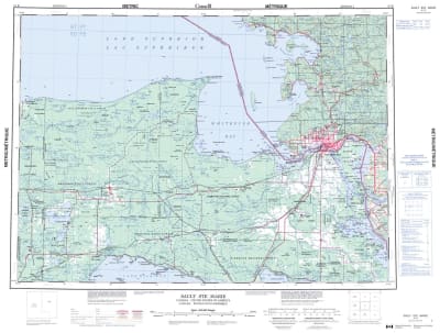 041K - SAULT STE MARIE - Topographic Map
